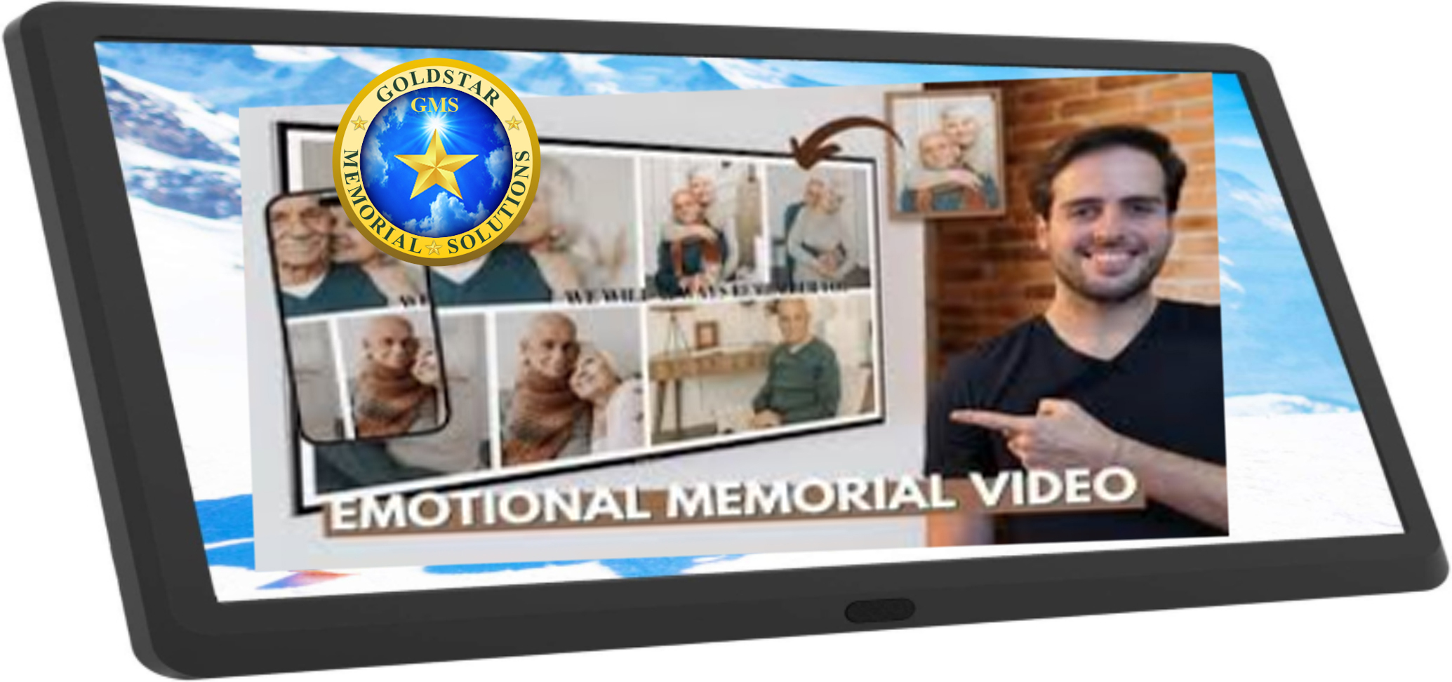 Emotional memorial tribute video